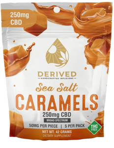250mg CBD - Sea Salt Caramel (5-PACK BAG)