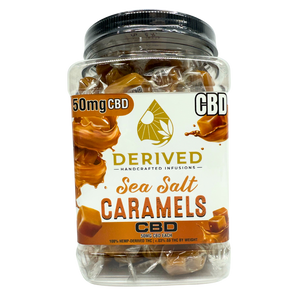 50mg CBD Sea Salt Caramel Single Chew