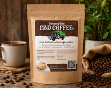 Load image into Gallery viewer, Fingerboard Farm CBD 1/2 Pound Ground Coffee - 20 mg CBD per serving!