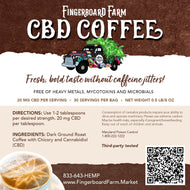 20mg CBD Fingerboard Farm CBD Coffee Pods - Box of 6 (120mg total CBD)