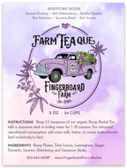 FarmTEAque Harmonizing Hemp Herbal Tea – NEW PACKAGE