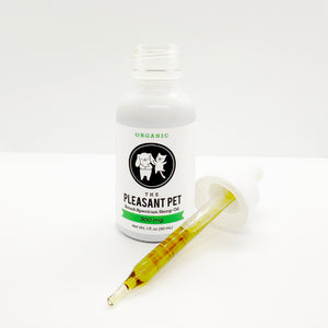 CBD for Pets – Pain and Anxiety Relief The Pleasant Pet Oil – 300 mg Per Bottle