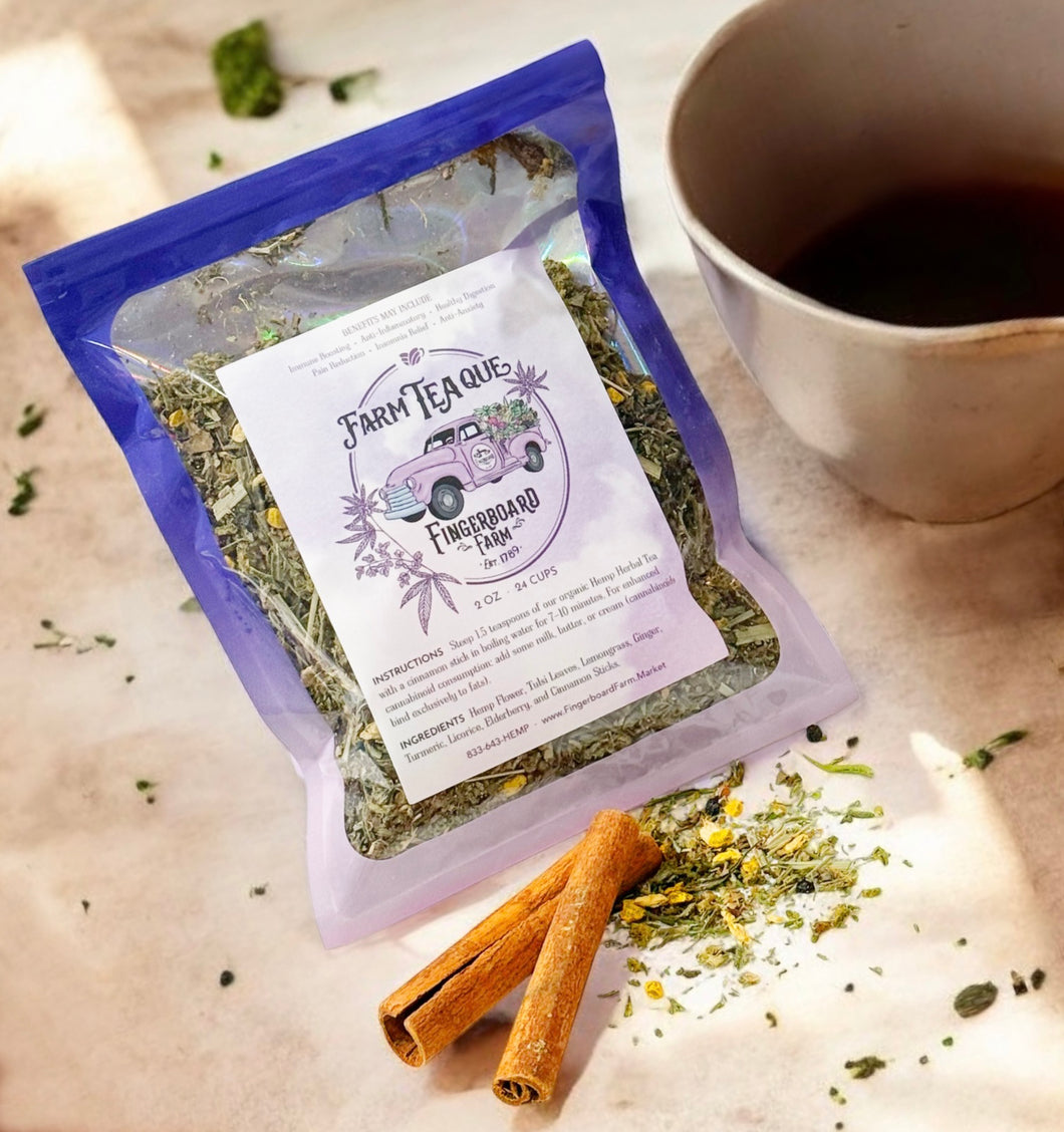 FarmTEAque Harmonizing Hemp Herbal Tea