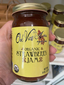 Organic Strawberry Jam - 8 oz