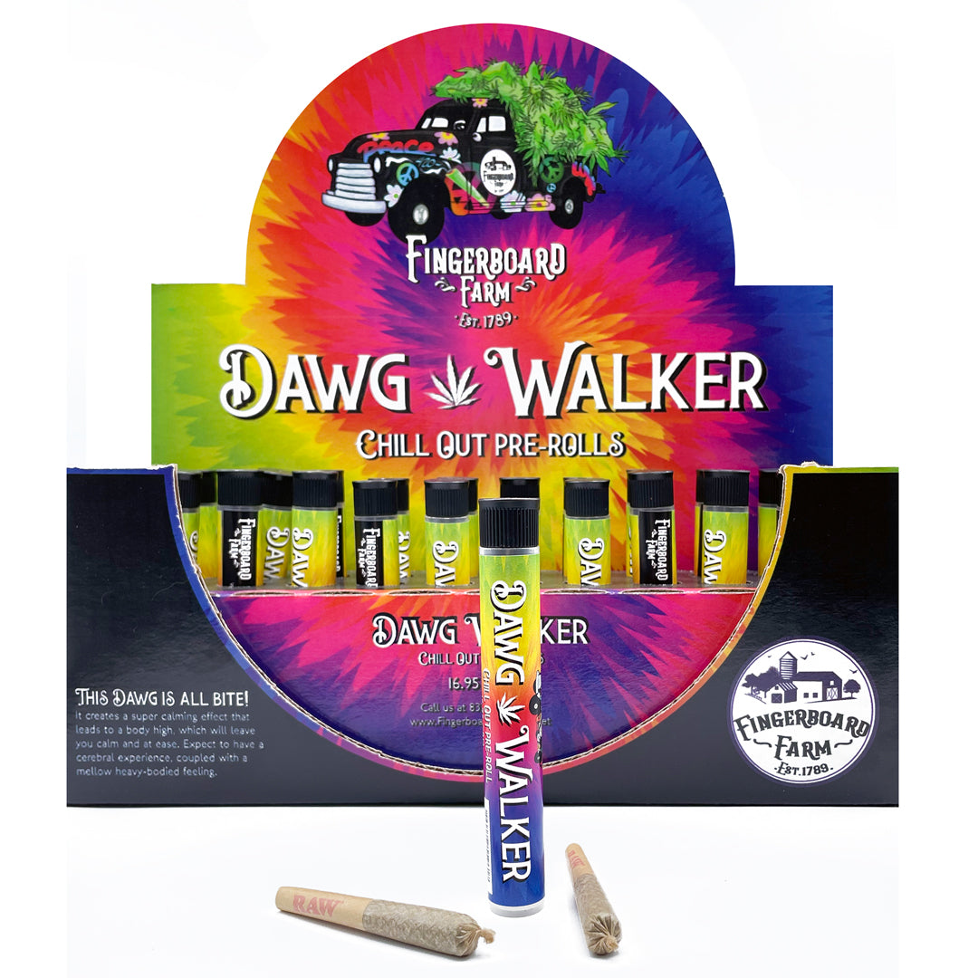 Pre Roll Display Box with 20 Dawg Walker Prerolls Retail Ready Pre Roll Display Box with 20 Dawg Walker Prerolls Retail Ready