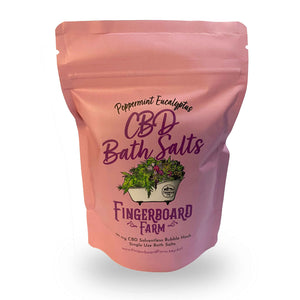 SPECIAL BOGO CBD Relaxing Skin Softening Bath Salts - Peppermint Eucalyptus